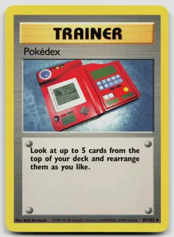 POKEDEX 87/102 UNCOMMON BASE SET UNLIMITED POKEMON LP - Image 1