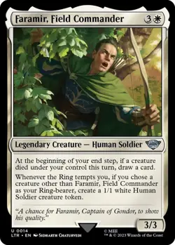 x4 NM (Playset) Faramir, Field Commander, MTG, Lord of the Rings, Magic, 14 - Image 1