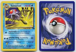 TENTACRUEL 44/62 UNCOMMON FOSSIL POKEMON UNLIMITED LP - Image 3