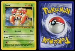 PARAS 59/64 COMMON JUNGLE POKEMON UNLIMITED MP - Image 3