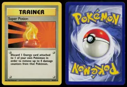 SUPER POTION 90/102 UNCOMMON BASE SET UNLIMITED POKEMON MP - Image 3