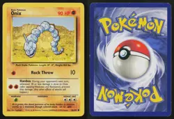 ONIX 56/102 COMMON BASE SET UNLIMITED POKEMON MP - Image 3