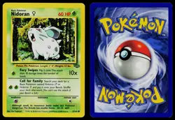 NIDORAN F 57/64 COMMON JUNGLE POKEMON UNLIMITED LP - Image 3