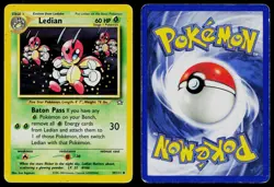LEDIAN 39/111 UNCOMMON NEO GENESIS POKEMON UNLIMITED HP - Image 3