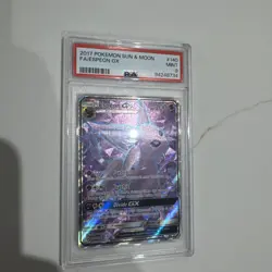 PSA 9 MINT Espeon GX 140/149 Full Art 2017 Pokemon Sun & Moon Base Pokemon Card - Image 1