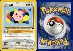 Igglybuff 40/75 UC Neo Discovery Pokemon Unlimited NM/M - Image 2
