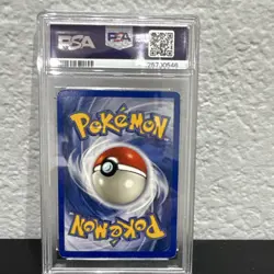 1999 Pokemon Mewtwo 10/102 Base Set Holo Rare 60 HP PSA 4 English graded - Image 3