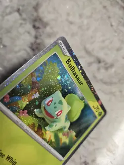 *SWIRL* Bulbasaur 046 Cosmos Holo 046 Sv: Scarlet & Violet Promo Card Pokemon NM - Image 2