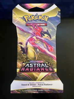 Pokemon TCG Sword&Shield Astral Radiance Sleeved Booster Pack (Random Pack Art) - Image 1