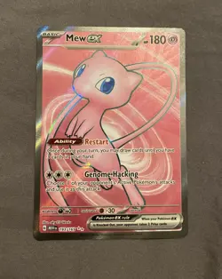 Pokemon Mew EX TCG Scarlet & Violet Holo Ultra Rare Card 193/165 NM Condition - Image 1