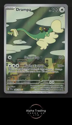 Drampa 184/162 Illustration Rare Temporal Forces Pokemon Near Mint - Image 1