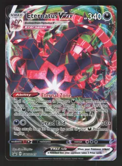 Eternatus VMAX 117/189 Pokemon TCG SWSH03: Darkness Ablaze VLP - Image 1
