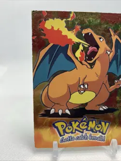 Charizard E6 of 12 Holo Foil 2nd Print - Topps Pokemon The First Movie - Image 2