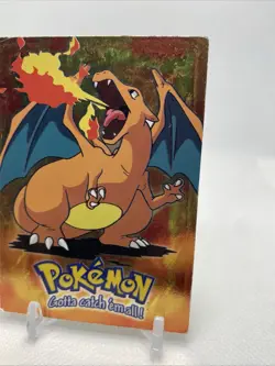 Charizard E6 of 12 Holo Foil 2nd Print - Topps Pokemon The First Movie - Image 3