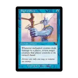 WOTC MtG Urza's Destiny Sigil of Sleep (C) EX - Image 1