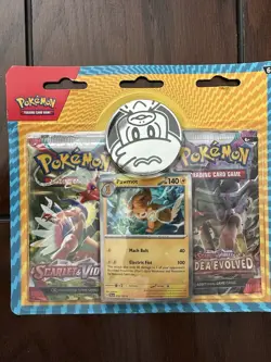 Pokemon TCG *Scarlet & Violet + Paldea Evolved Blister Pack Pawmot - *New* - Image 1
