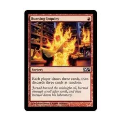 WOTC MtG M10 Burning Inquiry (C) EX - Image 1