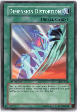 Yugioh - Dimension Distortion IOC-044 1st Edition - Invasion of Chaos - Image 1