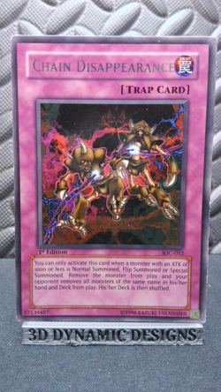 | Yugioh Chain Disappearance IOC-052 1st Edition Rare LP 🔥 | - Image 1