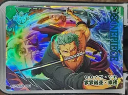 Anime One Piece Zoro Growth Path Card Green SSR OP-SSR-001 Kikunojo - Image 1