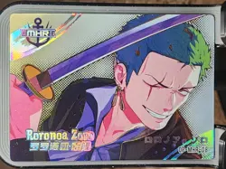 Anime One Piece Zoro Growth Path Card Green MHR OP-MHR-08 Rotonoa - Image 1