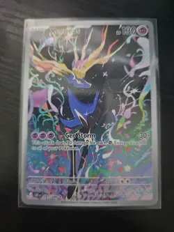 Pokemon TCG Xerneas EX 091/086 Ultra Rare Holo Card Chaos Rising - Image 1