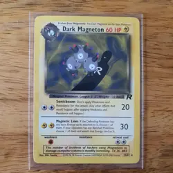 Dark Magneton 28/82 Non Holo Team Rocket Set Rare Pokemon Card NM - Image 1