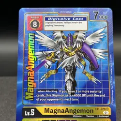 MagnaAngemon EX1-029 SR Alt Art Digimon Card - Image 3