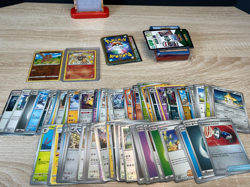 Lot of 120+ Pokeman Trading Card Game (TCG) & Accessories - Opened & Handled - Image 1