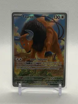 Tauros 096/086 - ME04: Chaos Rising (CRI) Illustration Rare Holo Pokemon Card ￼ - Image 1