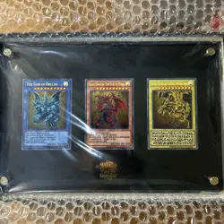 YuGiOh TCG 25th Anniversary Stainless Steel Egyptian God Cards Commemorative - Image 2