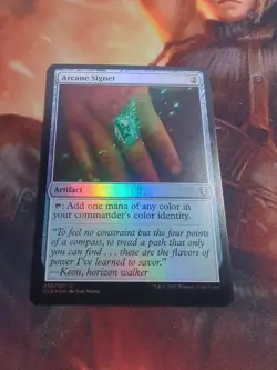 Arcane Signet NM FOIL Commander Legends: Battle for Baldur's Gate MTG - Image 1