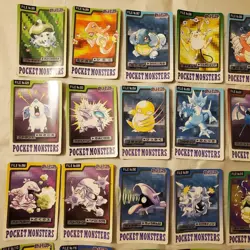 Pokemon Carddass 39 Card Lot Trading Card Set Poor Condition Vintage - Image 2