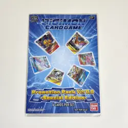 Lot of 6 Digimon Card Game Promotion Pack Version 0.0 Special Edition NEW - Image 2