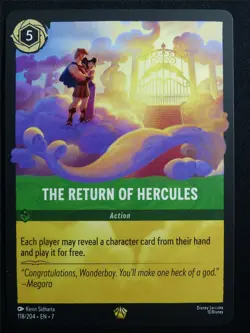 The Return of Hercules 118/204 - Lorcana Card #30S - Image 1