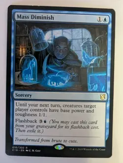 Mass Diminish Commander 2019 - MTG RARE - Image 1