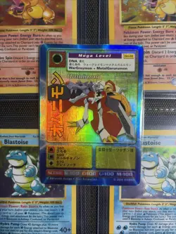 Omnimon Dm-01 2000 Bandai Mega Level Holo Digimon CCG Card HP - Image 1