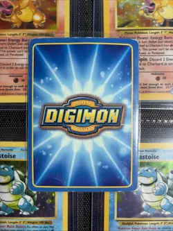 Omnimon Dm-01 2000 Bandai Mega Level Holo Digimon CCG Card HP - Image 2
