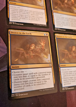 Mtg - x4 Drown in the Loch Playset - Throne of Eldraine - Magic the Gathering - Image 2