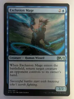 Exclusion Mage Core Set 2019 - MTG - Image 1