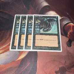 Dark Ritual X4 Mtg 4th Fourth Edition Nm - Image 1
