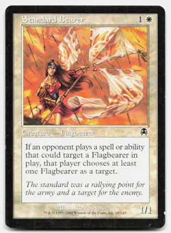 Standard Bearer 18/143 Common The List Reprints Magic: The Gathering LP - Image 1