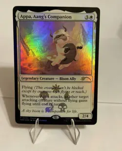 Wizards Appa, Aang's Companion 0002 Promo Avatar Foil Legendary Creature Eng - Image 1