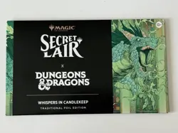 MTG Secret Lair x Dungeons Dragons Whispers in Candlekeep FOIL Sealed - Image 1