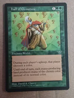 MTG Mirage Hall of Gemstone Lightly Played - Image 1