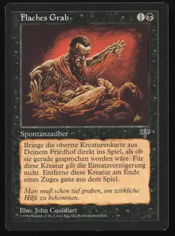 Flaches Grab / Shallow Grave - Trugbilder - Deutsch - Near Mint - Magic / MTG - Image 1