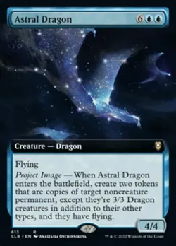 MTG Astral Dragon - Extended Art, NM-Mint, English Commander Legends: Battle for - Image 1
