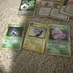 150 Vintage Japanese Pokemon Cards Lot (holos, heros, fossil, mixed) - Image 1