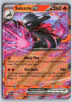 Salazzle ex 016/088 Double Rare Perfect Order Pokemon Near Mint - Image 1