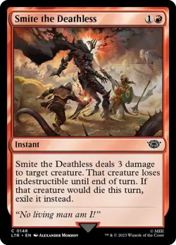 x4 NM (Playset) Smite the Deathless, MTG, Lord of the Rings, Magic, 148 - Image 1